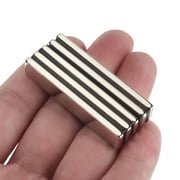 Spencer 10PCS Strong Rare Earth Neodymium Magnets Heavy Duty Bar Magnets Powerful Permanent Rectangular Magnets - 50 x 10 x 3 mm