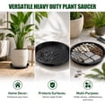 thumbnail image 2 of 16 Pack Plastic Plant Saucers, 6/8/10/12 inches Plant Tray for Pots, Heavy Duty Plant Drip Trays，Flower Water Trays for Indoor Outdoor Plants, 2 of 9
