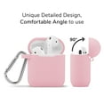 thumbnail image 3 of AirPods Case, GMYLE Silicone Protective Shockproof Earbuds Case Cover Skin Compatible for Apple AirPods 1 & 2 (Pink), 3 of 6