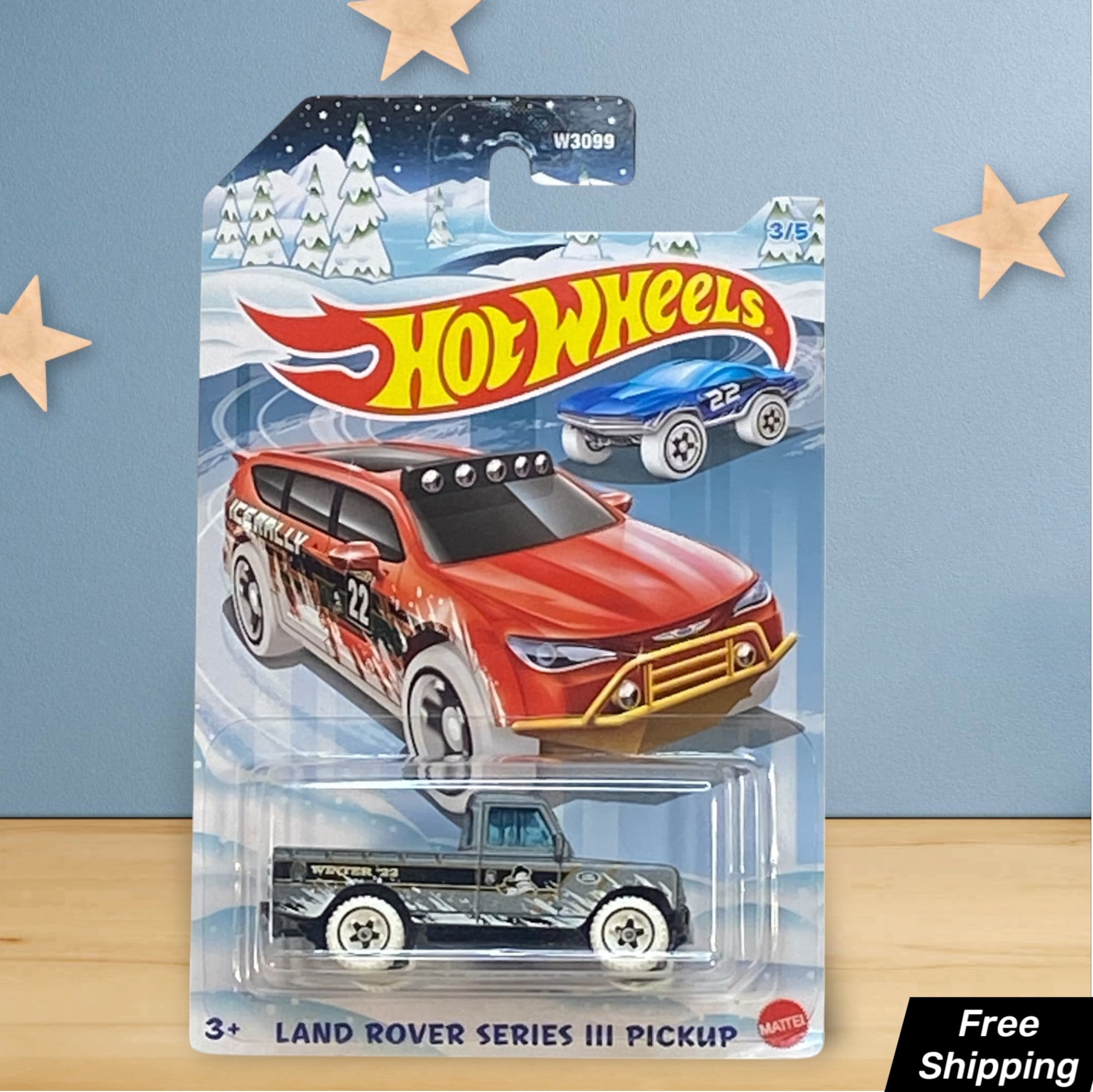 Mattel - Hot Wheels Holiday 2022 Series: Pacifica, Land Rover