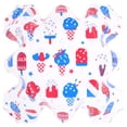 thumbnail image 5 of Ice Pops Ruffle Serving Bowl, Red/White/Blue, Patriotic by Way To Celebrate, 5 of 6