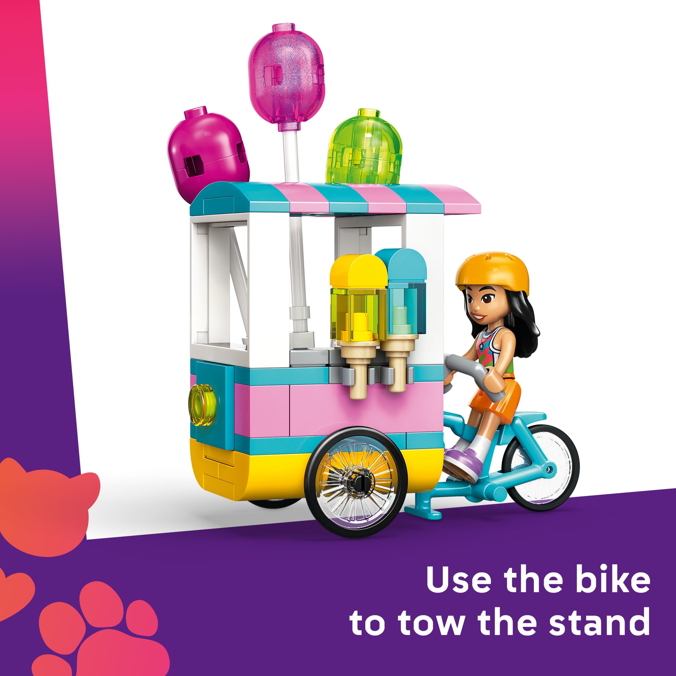 LEGO Friends Puesto de Helados y Globos Juguete de Construcción para Niñas y Niños - Set de juego de simulación para niños, de 6+ años - Con minimuñecas Liann y Paisley y accesorios - Idea de regalo para cumpleaños - 42692 4