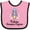 Pink and Black, variant on Inktastic Future Aerospace Engineer Rocket Girls Baby Bib