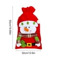 thumbnail image 3 of Diceymbol Extra Large 19.69 Inch Santa Claus Christmas Gift Bag For Holiday Present Packaging, 3 of 7