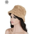 thumbnail image 3 of Luxtrada Outdoor Women Winter Bucket Hat Faux Fur Wool Warm Cloche Hats Fisherman Cap, 3 of 11