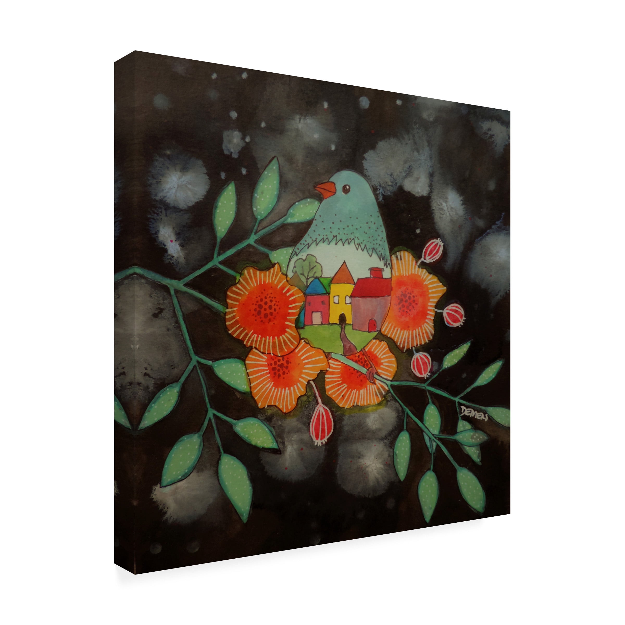 Sylvie Demers 'Une Nuit' Canvas Art