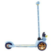 Bluey Ride-N-Glide Buddies 3D Toddler Scooter, 3 Wheel Kick Scooter for Kids Ages 3+, Blue