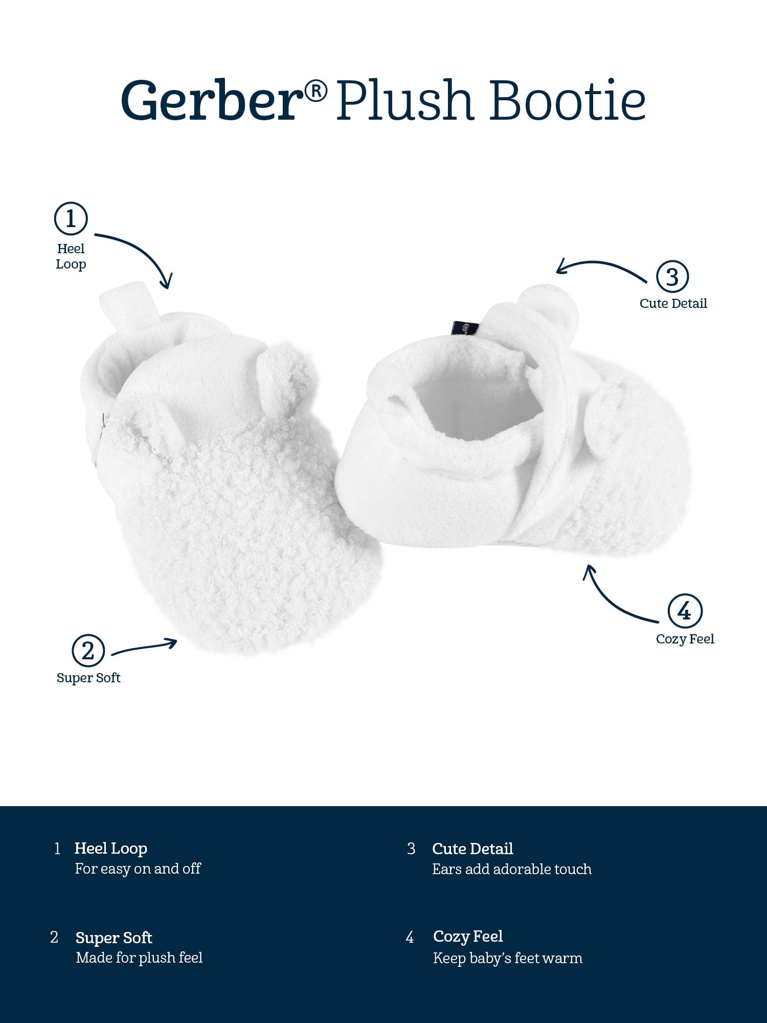 Childrenswear BOOTIE WHITE 0/3M