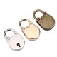 thumbnail image 3 of 3Pcs Set Antique Padlock & Skeleton Key Notebook Metal Lock Silver Gold Bronze, 3 of 5