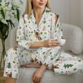 thumbnail image 4 of Goofa German Shepherd Dog Printed Women’s 2 Piece Pajama Set Super,Pajamas Women's Long Sleeve Sleepwear Soft Button Down Loungewear Pjs Lounge Set Nightwear-XX-Large, 4 of 9