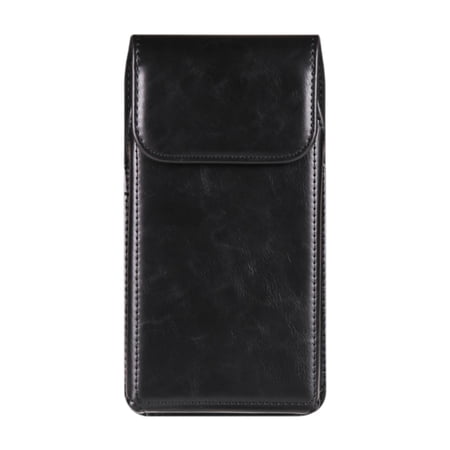 Sharprepublic Elderly Phone Belt Pouch Buckle Cell Phone Holster for Sports Outdoor Hiking Black