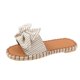 thumbnail image 2 of Sandalias de verano para mujer, sandalias planas con nudo de lazo, zapatos romanos, sandalias informales con punta abierta Wmkox8yii  ytu8546, 2 of 9