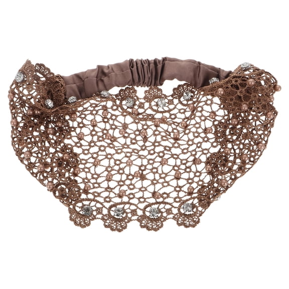 Homoyoyo Silk Sleep Bonnet for Women's Coffee Color Soft Comfortable Hair Cover for Sports Use 18.0 inches