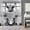 Gray 01, variant on Funny Monkey Shower Curtain, Black and White Fun Chimpanzee Animal Bathroom Curtains, 72x72 Humorous Shower Curtain Set, Gray Wildlife Boys Men Modern Cool Bathroom Curtain
