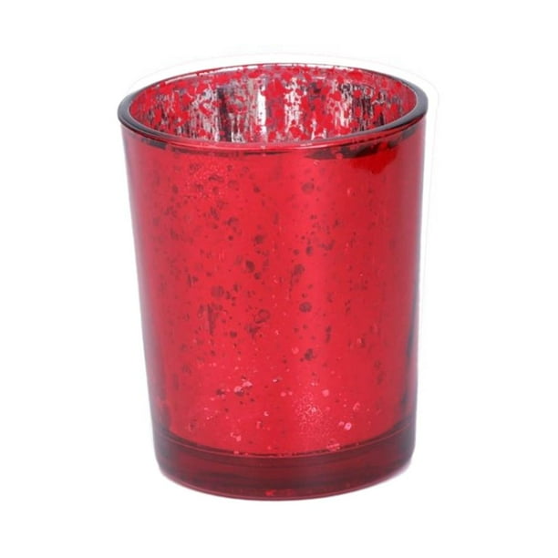 PORTAVELAS DE TÉ CANDELERO BANQUETE DE BODAS REGALO DE CUMPLEAÑOS DECORACIÓN Rojo mosaico