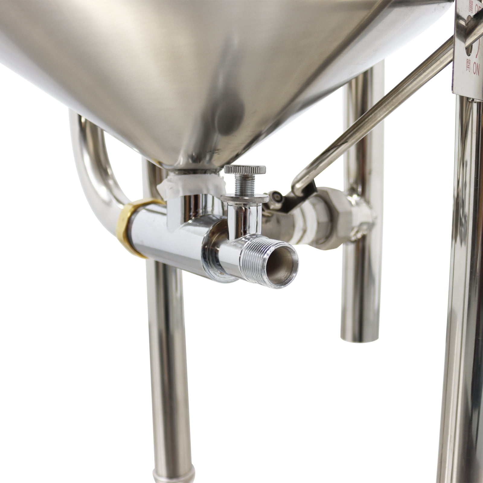 20KG Commercial Rice Washer Rice Bean Wheat Washing Machine with Flow Water for Restaurants School Canteens Hotels Dining Hall Stainless Steel