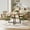 Green 4PCS, variant on KATBOC 47in Round Solid Walnut Dining Table Set with 6 Mid-Century Modern Chairs, Scratch-Resistant, Farmhouse Style for 4-6 People, Dining Room, Green