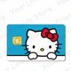 thumbnail image 1 of Hello Kittys-pegatina de tarjeta de débito y crédito, Kawaii pegatina de Sanrios, My Melody Poker, pegatinas impermeables de dibujos animados, Chip grande y pequeño, 1 of 4
