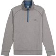 thumbnail image 3 of IZOD Mens Heathered Long Sleeve Jersey Face 1/4 Zip Top Medium Heather gray, 3 of 3