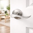 thumbnail image 6 of Satin Nickel Right-Hand Dummy Door Lever Flush Mount, Closet and French Door Applications, 6 of 10