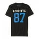 thumbnail image 1 of Camiseta gráfica Aeropostale NYC 87 para Hombre Negro XS, 1 of 2