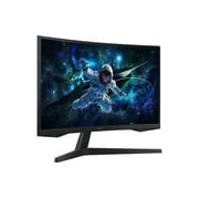 SAMSUNG 27” Odyssey G55C QHD 165Hz 1ms(MPRT) Curved Gaming Monitor - LS27CG556ENXZA