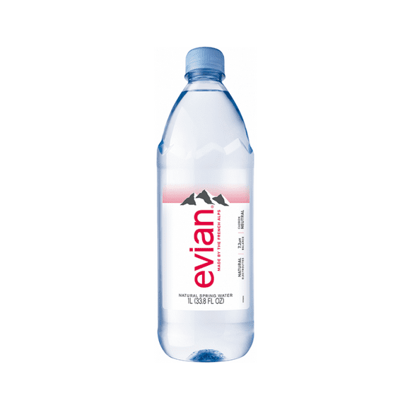 Evian Eau de Source Naturelle, Caisse de 12-1 L