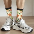 thumbnail image 6 of KLL Rose Daisy Print Cool Socks Men's Women's Crew Socks Funny Crazy Novelty Stockings, 6 of 6