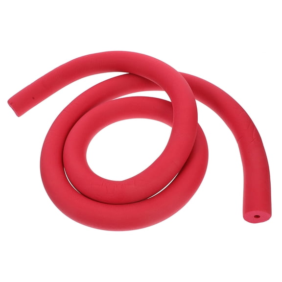 HOOWIFFY Pipe Insulation Tubing Red Rubber And Plastic Insulated Wrap For Outside 1Set 78.7X1.4X1.4in