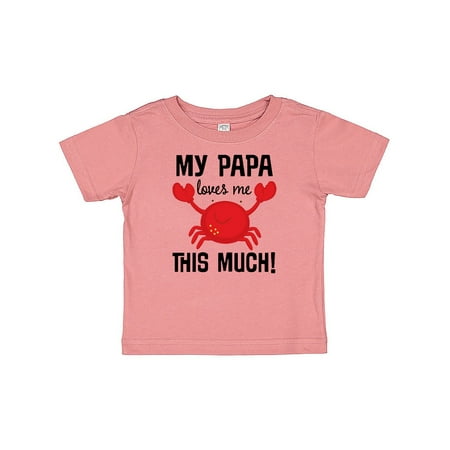 

Inktastic My Papa Loves Me gift Gift Baby Boy or Baby Girl T-Shirt