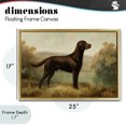 thumbnail image 4 of Stupell Industries Rustic Lodge Chocolate Brown Labrador Gold Floating Frame Canvas Art, 25 x 17, by Petals Prints Design, 4 of 8