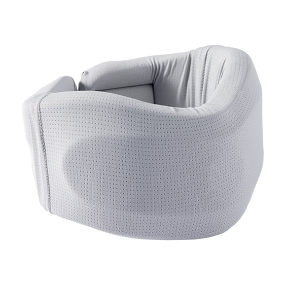 Minnieouse Soporte de cuello portátil de algodón previene las arrugas del cuello artefacto de protección del cuello de oficina Protección de la piel gris metro
