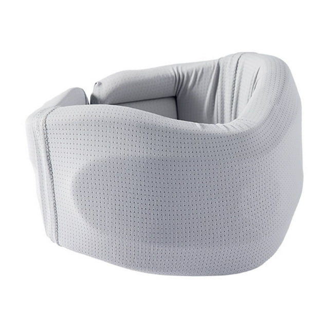 Minnieouse Soporte de cuello portátil de algodón previene las arrugas del cuello artefacto de protección del cuello de oficina Protección de la piel gris l