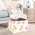 thumbnail image 5 of Cute Dinosaur Heart Egg Foldable Storage Bin with Lid and Handle Collapsible Storage Box 16.5 x 12.6 x 11.8 inches, 5 of 7