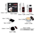 thumbnail image 1 of Halloween Special Effects SFX Kit De Maquillaje Para Zombie Vampire Skin Wax Gel De Sangre Falsa Cicatriz Agua Sangre Falsa Spray Esponja Raspador De Plata Para Halloween Cosplay ANGGREK Descripción de la referencia, 1 of 5
