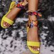 thumbnail image 4 of Sandalias con correa en el tobillo para mujer Zapatos de ocio para mujer de verano de colores mezclados a la moda Wmkox8yii  shjk2772, 4 of 9
