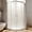 Chrome, variant on KPUY 36" x 36" x 72" Double Sliding Neo Round Shower Door, Curved Corner Shower Enclosure with 1/4" Clear Glass, Aluminium Frame, Chrome