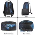 thumbnail image 6 of Aplkyhs Sea Turtle Flower School Backpack for Students Age 6-18 Large Capacity Ergonomic Padded Adjustable Shoulder Straps Unisex Back to School Backpack for Elementary Middle High School, 6 of 7