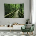 thumbnail image 2 of GOSMITH  Wall Blanket Decor Tapestrys For Bedroom Living Room Art Wall Decor Home Decoration Bamboo Forest Small Bridge, 2 of 7