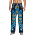 thumbnail image 2 of Picia Turtle Mens Soft Woven Cotton Elastic Waistband Sleep Pajama Pant Lounge Sleep Pant With Pockets And Drawstring-Medium, 2 of 9