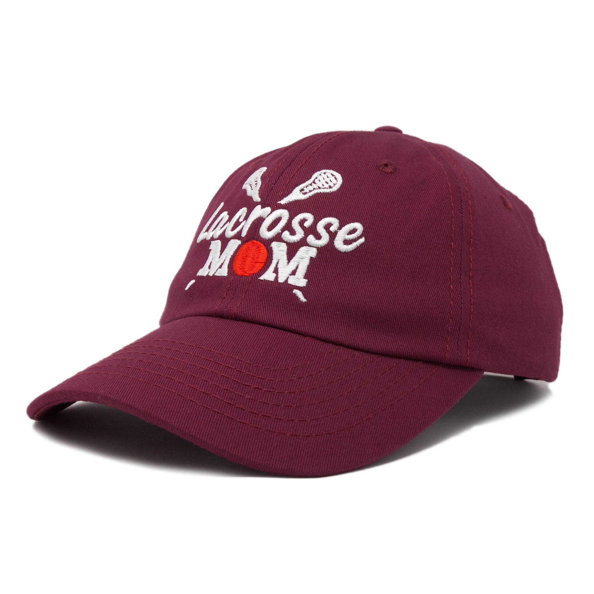 Lacrosse Mom Trucker Hat Red 