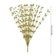 thumbnail image 3 of YIKA Artificial Glitter Berry Stems Fake Christmas Picks Decorative Glitter Sticks For Christmas Tree Vase Wreath Crafts Xmas Tree Wreath Vase Filler Home Decor Christmas Decoration Gold, 3 of 6