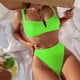 thumbnail image 4 of Cómodo Bikini sin espalda de color sólido para mujer Traje de baño de dos piezas Traje de baño Conjunto de ropa de playa OAVQHLG3B Store lin121212, 4 of 4