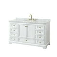 thumbnail image 3 of Wyndham Collection WCS202060SKGCMUNOMXX Deborah 60" Free Standing Single Vanity Set - Dark, 3 of 6