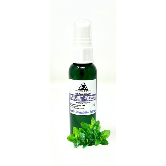 Spearmint Hydrosol Organic Floral Water Pure Natural 2 oz