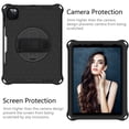 thumbnail image 2 of Dteck Case for iPad Pro 11-inch 3rd Generation/Pro 11" 2020/2018,Shockproof EVA Hybrid Hand Pull 360 Rotatable Kickstand Cover for iPad Air 4th Gen 10.9" with Adjustable Shoulder Strap,Black, 2 of 6