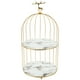 thumbnail image 1 of Bird Cage Cosmetics Storage Rack maquillaje de maquillaje de almacenamiento de perfume Organizador, 1 of 5