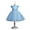 Bleu Clair, variante sur Diufon Robe de Princesse pour Filles Tout-Petits Élégante en Dentelle avec Manches à Volants Robe d'Anniversaire pour Enfants Robe de Fête de Mariage