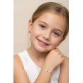 thumbnail image 2 of 18K Yellow Gold Multi Color Enamel Center Flowers Bracelet, 2 of 4