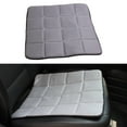 thumbnail image 4 of Car Seat Protector Mat Car Seat Pad Bamboo Comfortable Universal Breathable Non Slip Car Seat Cushion for Home Office Chair Gray, 4 of 6